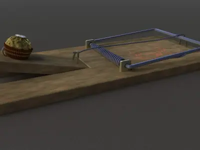 Mouse trap Free 3D model