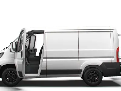 Opel Movano Van L1H1 HQ Interior 2023 3D model