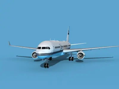 Boeing C-32B Unmarked SOG V00 3D model