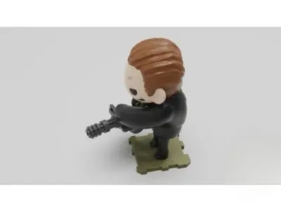 Terminator 3D Printed Sculpture 3D print model
