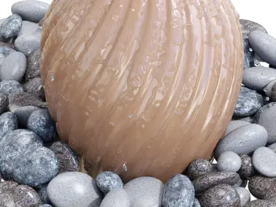 Decorative garden fountain LATIKA ORISSA 3D model