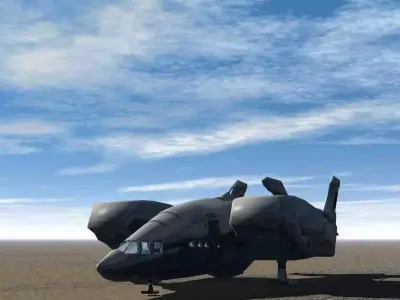 experimen  privat plane bisnes 3D model