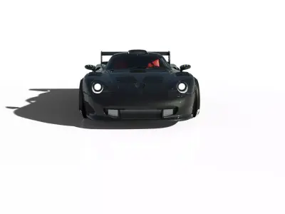 PORSCHE 911 GT 1 Free 3D model