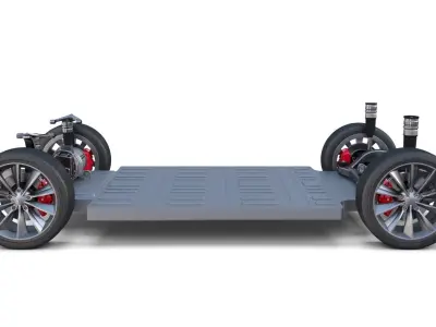 Tesla Roadster Model S X 3 Chassis Pack 3D model