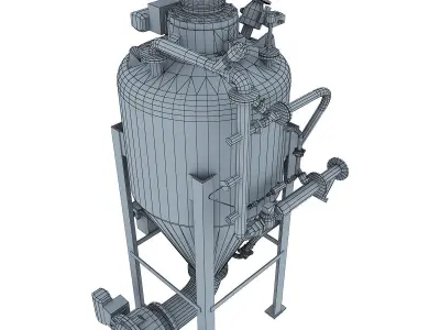 Densphase RA pump Low-poly 3D model