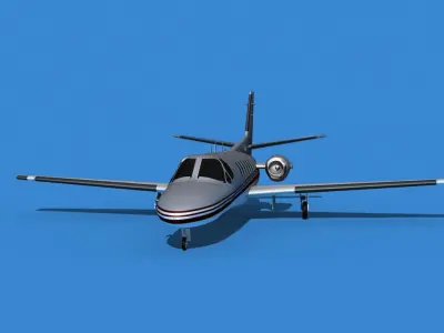 Cessna Citation 550 II Bravo V01 3D model