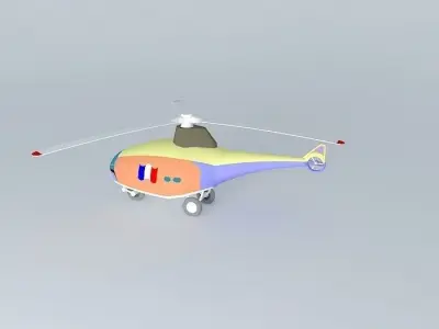 HELICOPT helicopter Free 3D model