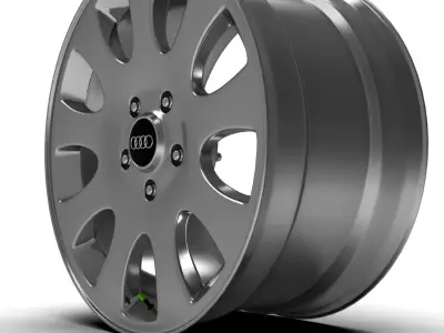 Audi A6 C5 Rim 3D model