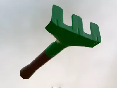 3d model of a rake 3D print model