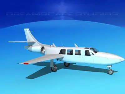 Piper Aerostar FJ-100 Fanjet V11 3D model