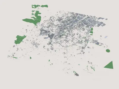 Konya City Turkey 3D model