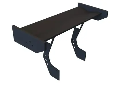 spoiler rear tuning vehicle 3D model