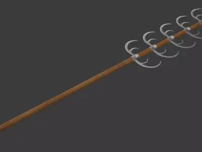 Wolfs broom Low-poly 3D model