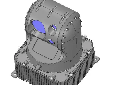 atircm infrared counter measure system 3D model