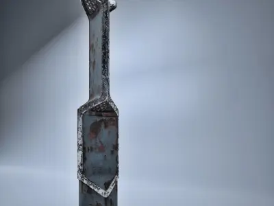 Sci-fi Information Kiosk 3D model