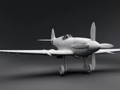 Spitfire scale model 3D print model