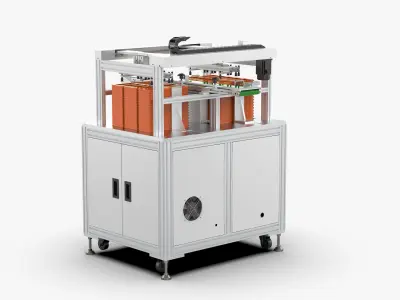 Automatic Lithium Battery Loading and Unloading Machine 3D model