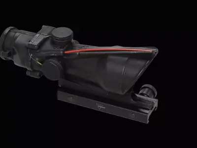 Trijicon ACOG4X32 Low-poly 3D model