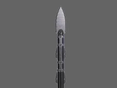 PBR Spear V1a Low-poly 3D model