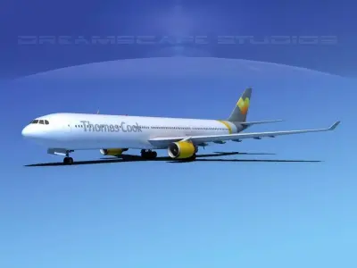 Airbus A330-300 Thomas Cook 3D model