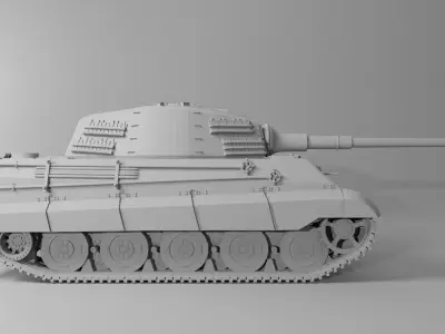 TIGER 2 3D print model
