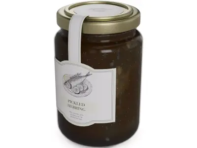 Herrings and herring products Pickled Herring 3D model