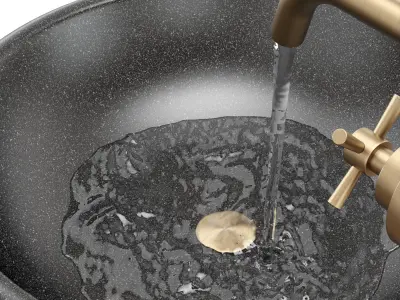 Ronda black sink 3D model