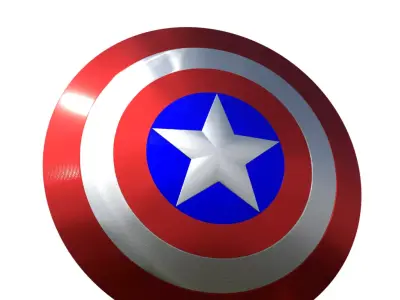 CaptainAmericaShield captain america shield Free 3D model