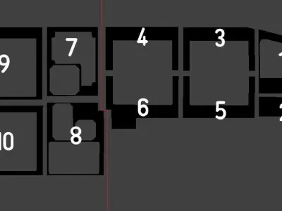 Airbus A320 MIP Panels Ready to 3d Print 3D print model