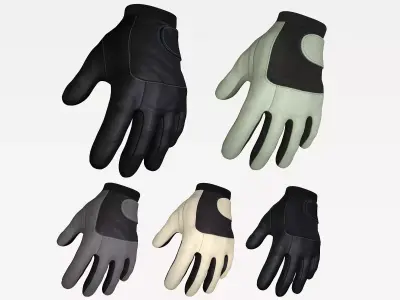 Gloves 01 Low-poly 3D model