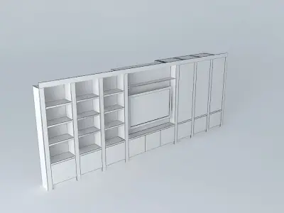 Wall furniture Free 3D model