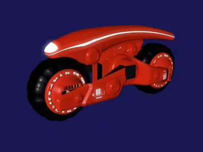 Alienbike V-Red 3D model