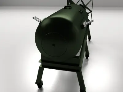 Little Boy Atomic Bomb 3D model