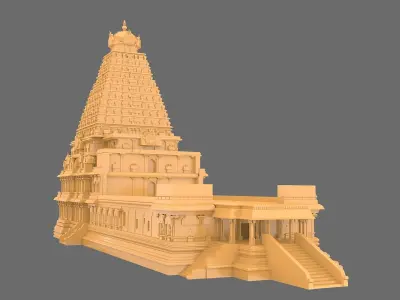 Brihadisvara Temple 3D model