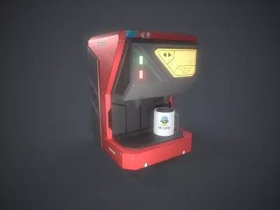 Coffee Machine 3D model 5