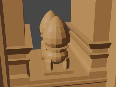 Simpoly India Gate Free low-poly 3D model