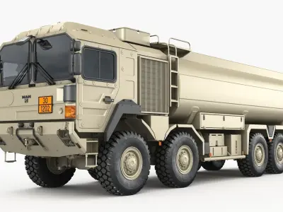 MAN HX77 tanker 3D model
