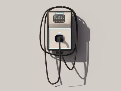 CarjNet LuminaCharge Wall Stand 3D model