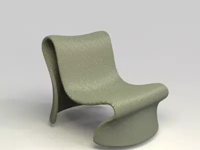 Fold Lounge chair by Velichko Velikov 3D model