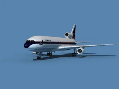 Lockheed L-1011-50 Delta 3D model