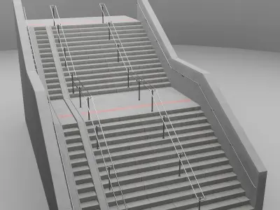 Stairs V2 3D model