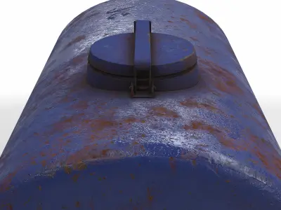 trailer tank 3D model