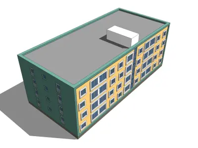 Housing block 3D model