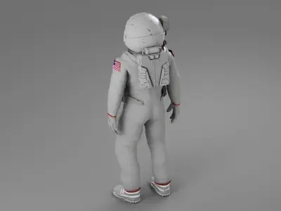 Astronaut  rigged character 3D model
