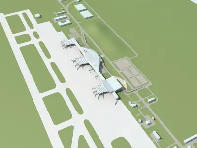 Airport 01 3D model
