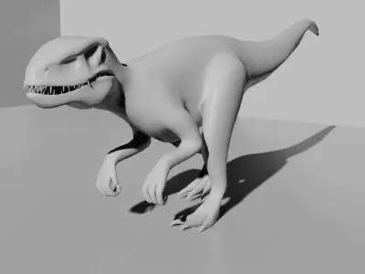 Raptor Animation 3D model