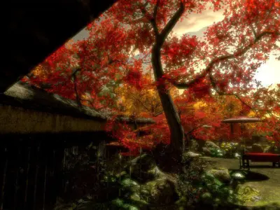 Japenese IRIS Garden Pack Low-poly 3D model