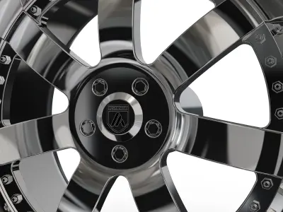ASANTI AF121 WHEEL 3D MODEL 3D model