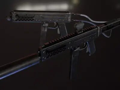 Franchi LF-57 Low-poly 3D model