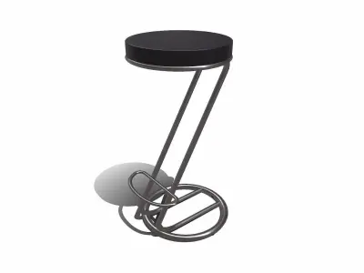 Barstool PBR Free 3D model